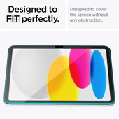Spigen iPad 10. Nesil 10.9 inch [GlasTR EZ Fit] Tamperli Cam Ekran Koruyucu - 5