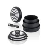 Taç Easy Connect 8 Parça Tencere Seti Siyah - 5