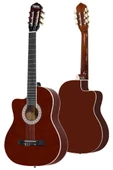 Midex MGX-101BRW Üst Kalite SOLAK Klasik Gitar Kahve Renk Sap Ayarlı 4/4 Yetişkin - 3