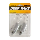 SEABOR DEEP FAKE JIG HEAD  100GR WHITE GLOW - 2