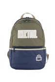 United Colors of Benetton Çift Bölmeli Unisex Okul Sırt Çantası Hâki-Lacivert / 03859 thumbnail 1
