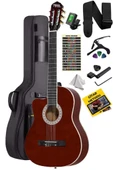 Midex MGX-101BRW Üst Kalite SOLAK Klasik Gitar Kahve Renk Sap Ayarlı 4/4 Yetişkin - 2