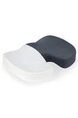 Visco Ortopedik Koksiks Oturma Minderi 44x36/7 cm, Gri - 2