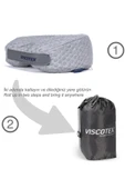 Visco Boyun Yastığı 30x28x12cm Gri - 3