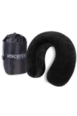 Visco Ortopedik Boyun Yastığı 32x30x10 Cm, Siyah - 1
