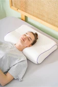 Ortopedik Boyun Destekli Yastık Orthopedic Pillow 60x40x10/8 cm - 4