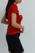 Bkmc Baskılı Tişört Kırmızı - 4