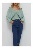 Bkmc V Yaka Gipeli Ayrobin Bluz Mint - 2