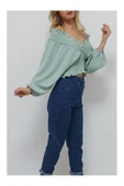 Bkmc V Yaka Gipeli Ayrobin Bluz Mint - 4