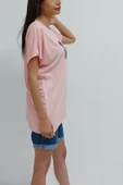 Bkmc Ananas Işlemeli Bluz Pudra - 3