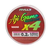 RYUJI AJI GAME 4X, 100M, PİNK İP MİSİNA  Standart 0.04MM - 1