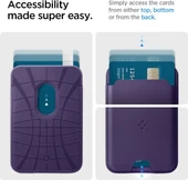 Spigen Valentinus (MagFit) İphone 14, 13, 12 için Manyetik Cüzdan Kartlık - 6