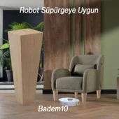 Ahşap Ayak 4 Adet 15 cm Kare Bağlantı Aparatı Dahil Mobilya Koltuk Kanepe Sehpa Masa Ayağı Ayakları thumbnail 4