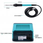 Bakon BK90 90w İntelligent Havya İstasyonu - 3
