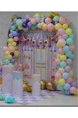 Laviyosa Doğum Günü Partisi Süslemeleri, Gökyüzü Teması Gökkuşağı Doğum Günü Parti Seti Süsü thumbnail 3