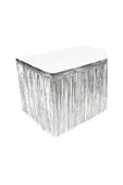 Dipak Gümüş Metalize Masa Eteği 90 Cm × 350 cm - 1