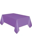 Gökkuşağı Giyim Mor Doğum Günü Masa Örtüsü - 1