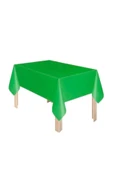 Bkmc PLASTİK YEŞİL MASA ÖRTÜSÜ - 1