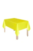 Bkmc PLASTİK SARI MASA ÖRTÜSÜ - 1