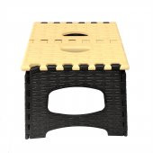 RomanoSet Plastik Mini Rattan Katlanır Tabure 2 Li Set - 4