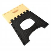 RomanoSet Plastik Mini Rattan Katlanır Tabure 2 Li Set - 5