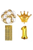 Bkmc Kral Tacı 1 Yaş Doğum Günü Seti - 1
