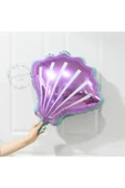 Bkmc Deniz Kızı Kuyruğu Deniz Kabuğu Gökkuşağı Rakam Balon Pullu Şeffaf Balonlu Deniz Kızı Konsepti thumbnail 3