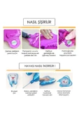 Bkmc 2 YAŞ PEMBE RENKLİ RETRO PEMBE FİYONKLU BALONLU DOĞUM GÜNÜ PARTİ SETİ SÜSÜ - 4