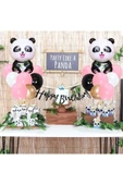 Bkmc PANDA BALON SET DOĞUM GÜNÜ PARTİ SETİ SÜSÜ - 3