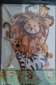 Bkmc 6 adet, Safari Temalı Doğum Günü Pasta Süsü Safari Baby Animal Pasta Süsü - 4