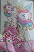 Bkmc 6 adet, Unicorn Temalı Doğum Günü Pasta Süsü Unicorn Baby Pasta Süsü - 2