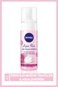 Nivea Aqua Rose Organik Gül Suyu İçeren Yüz Yıkama Köpüğü 150ml, Nemlendirici, Yüz Temizleyici, Micellar - 1