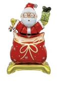 Bkmc Ayaklı Küçük Noel Baba Folyo Balon - 1