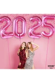 Bkmc Yeni Yıl BüyükPembe 2025 Balonları 40 İnç Mutlu Yıllar Süslemeleri Yılbaşı Arifesi Parti Malzemeleri thumbnail 2
