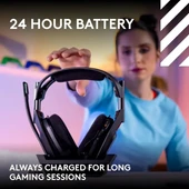 Logitech G Astro A50 X LIGHTSPEED Kablosuz Oyun Kulaklığı + Baz İstasyonu - 8