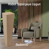 Ahşap Ayak 4 Adet 25 cm Kare Bağlantı Aparatı Dahil Mobilya Koltuk Kanepe Sehpa Masa Ayağı Ayakları thumbnail 5