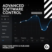 Logitech G Astro A50 X LIGHTSPEED Kablosuz Oyun Kulaklığı + Baz İstasyonu - 9