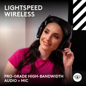 Logitech G Astro A50 X LIGHTSPEED Kablosuz Oyun Kulaklığı + Baz İstasyonu - 4