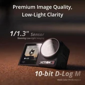 DJI Osmo Action 4 Standart Kombo - 4K/120 fps Su Geçirmez Aksiyon Kamerası - 1
