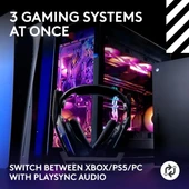 Logitech G Astro A50 X LIGHTSPEED Kablosuz Oyun Kulaklığı + Baz İstasyonu - 2