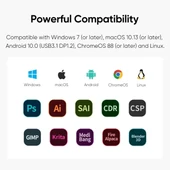 XP Pen Artist 24 Pro Çizim Monitörü 2K QHD Çizim Kalemi - 9