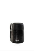 TanQ Ömür Boyu Garantili Bento Paslanmaz Çelik Yemek-Mama Termosu Titan Black 0.50 Lt- (17 Oz) - 1