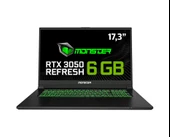 Monster Abra A7 V15.3.4 i5-13500H 16 GB 1 TB SSD 6 GB RTX3050 17.3" Dos Dizüstü Bilgisayar - 1