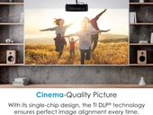 Optoma HZ40HDR Lazer Ev Sineması ve Oyun Projektörü - 10