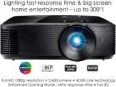 Optoma HZ40HDR Lazer Ev Sineması ve Oyun Projektörü - 9