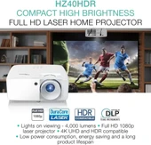 Optoma HZ40HDR Lazer Ev Sineması ve Oyun Projektörü - 2
