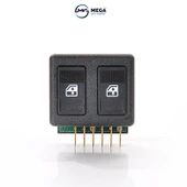 Mega Oto Market Çiftli Sol Cam Düğmesi Anahtarı Doğan Sl ile uyumlu - 1