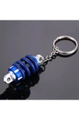 Mega Oto Market Oto Araba Anahtarlık Coilover Ayarlanabilir Mavi Siyah Yaylı Metal - 3
