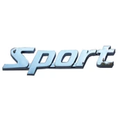 Sport Plastik Krom Arma Logo Sticker - 1