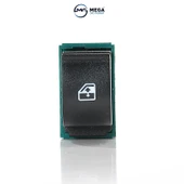 Mega Oto Market Sol Dış Cam Düğmesi Anahtarı Fiat Doblo ile uyumlu - 1